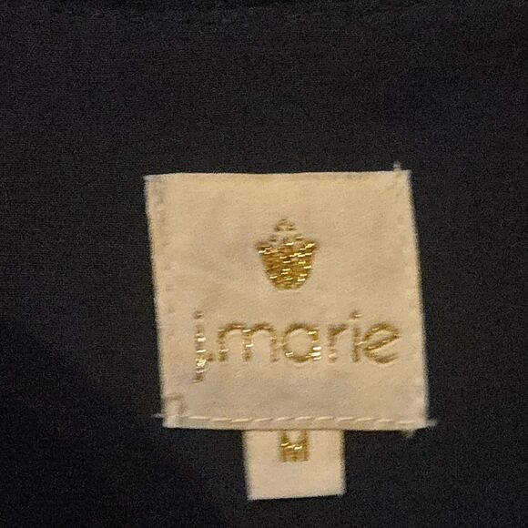 NWT J. Marie M Bridger Dress Embroidered Boho Ruffled Navy Cultural - Picture 6 of 7